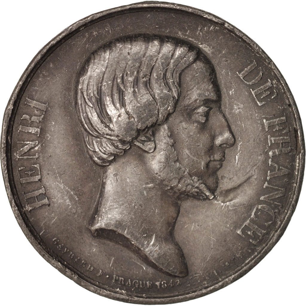 Francia, Medal, Henri De France, History, BC+, Hojalata