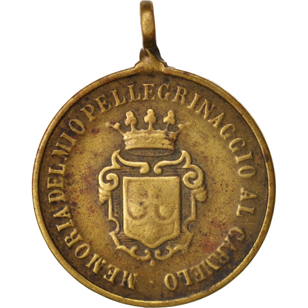 Spain, Medal, Carmine, Religions & beliefs, XIXth Century, VF(20-25), Brass