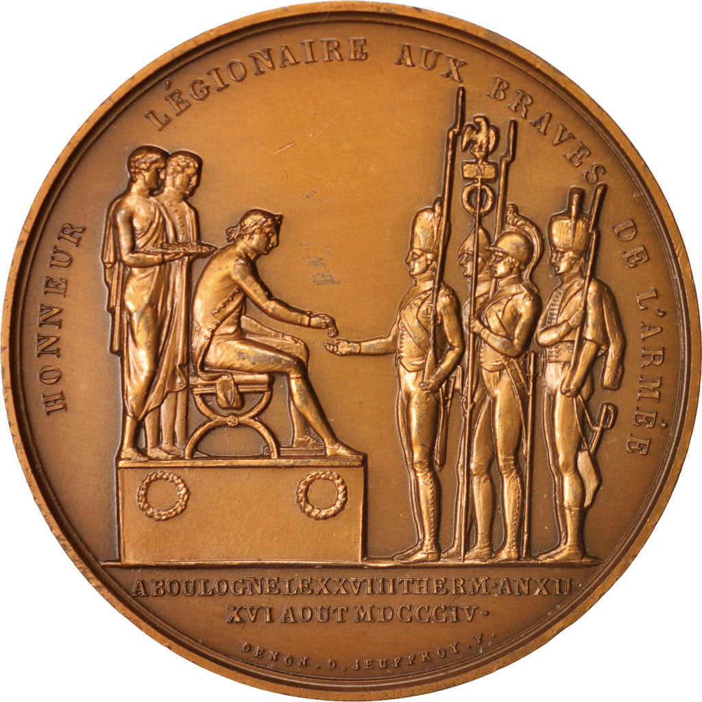 France, Medal, Napoléon Ier, Camps de Boulogne, History, 1978, Denon