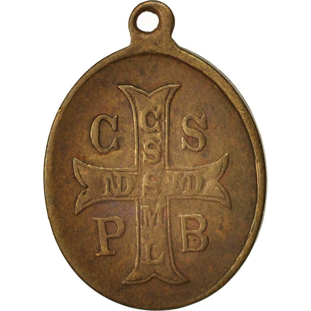 France, Medal, Saint Ghislain, Religions & beliefs, EF(40-45), Brass