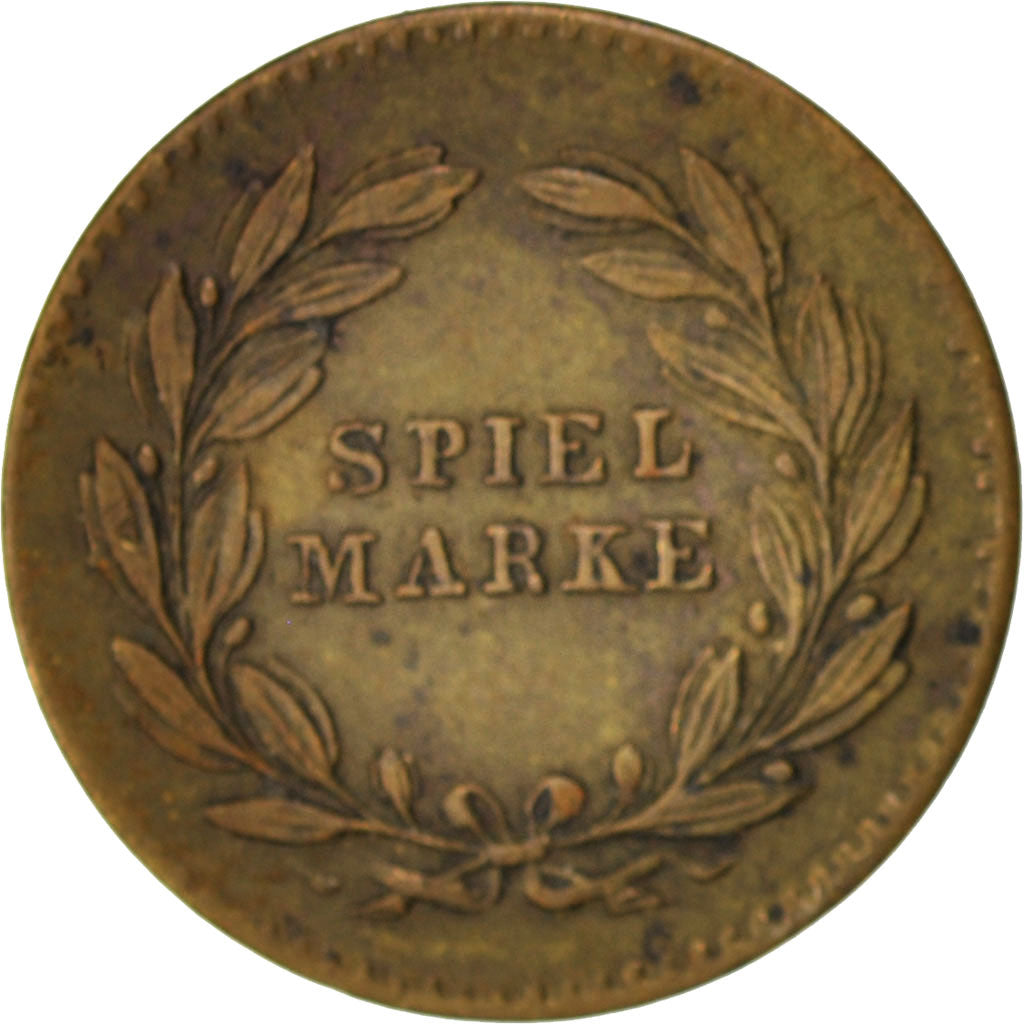 France, Token, Louis XVIII, History, EF(40-45), Brass