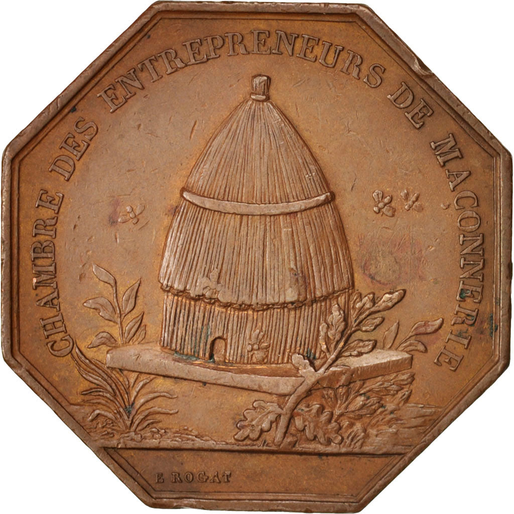 France, Jeton, Trades, Chambre des entrepreneurs de maçonnerie, First French