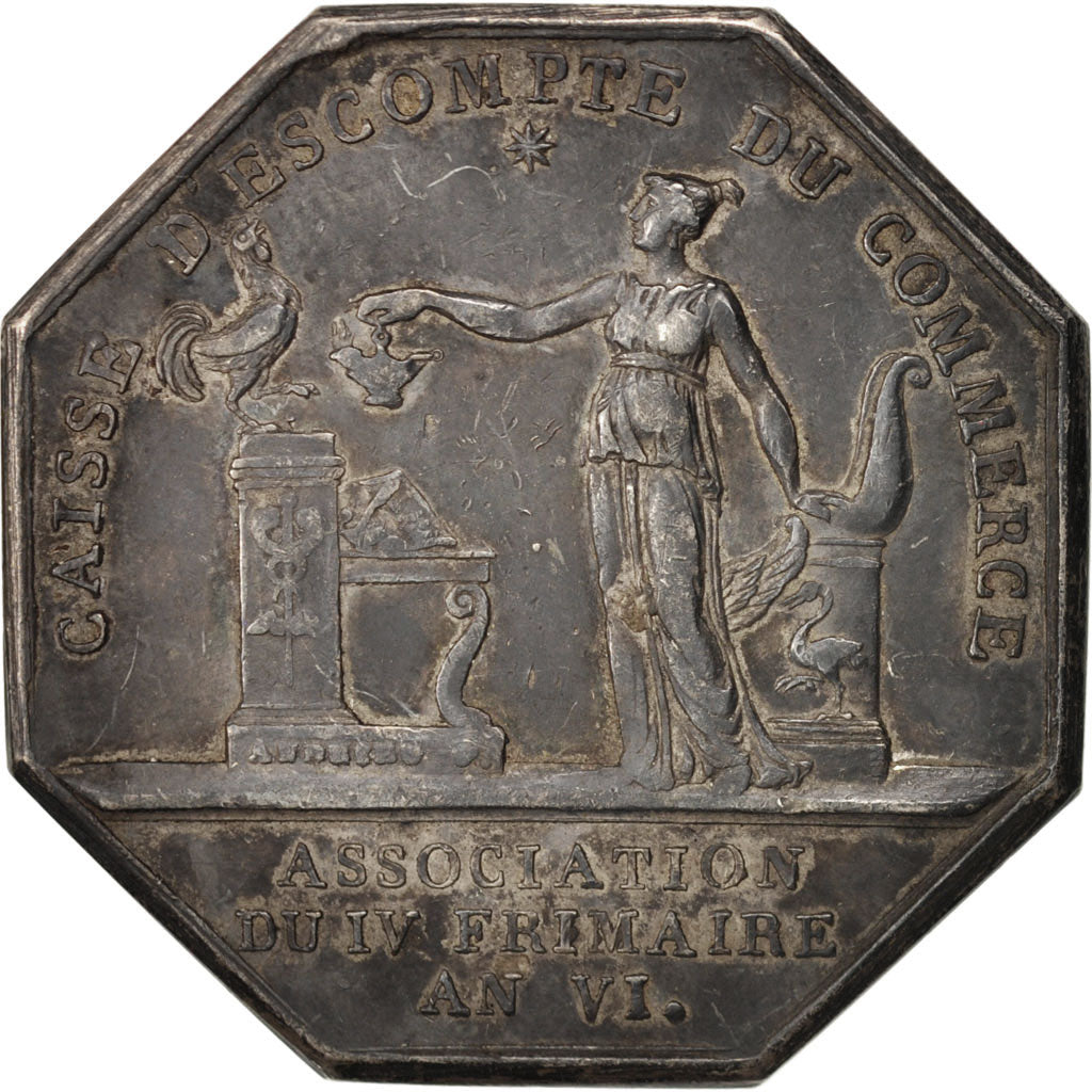 France, Jeton, Chamber of Commerce, Napoléon Ier, Caisse d'escompte du