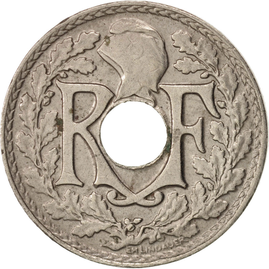 Münze, Frankreich, Lindauer, 5 Centimes, 1937, SS+, Copper-nickel, KM:875