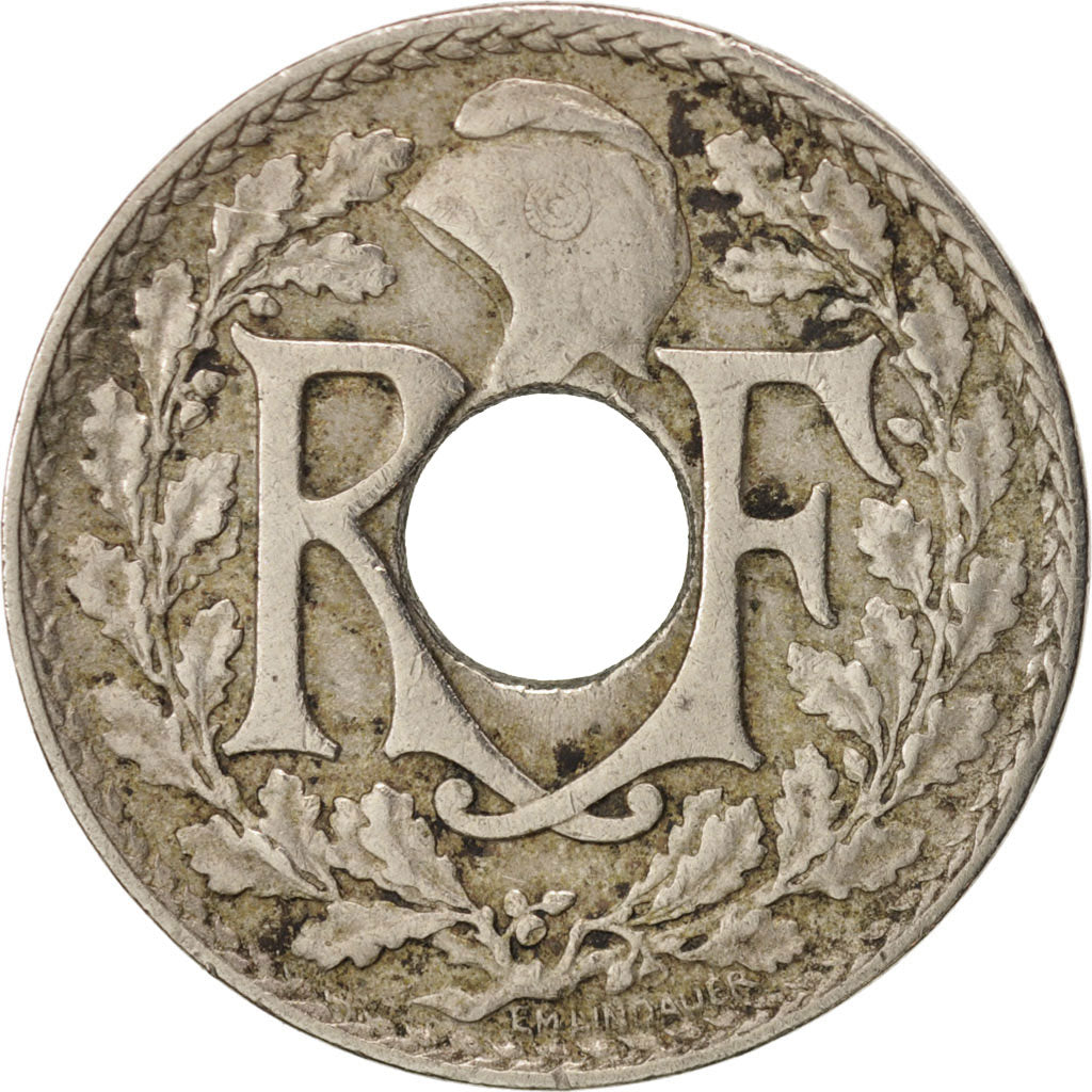 Coin, France, Lindauer, 10 Centimes, 1919, Paris, VF(30-35), Copper-nickel