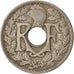Moneda, Francia, Lindauer, 10 Centimes, 1920, Paris, BC+, Cobre - níquel