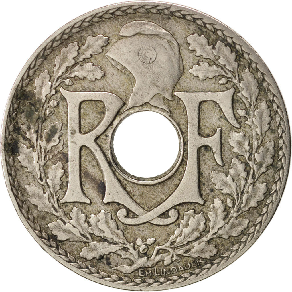 Monnaie, France, Lindauer, 10 Centimes, 1921, TB+, Copper-nickel, KM:866a