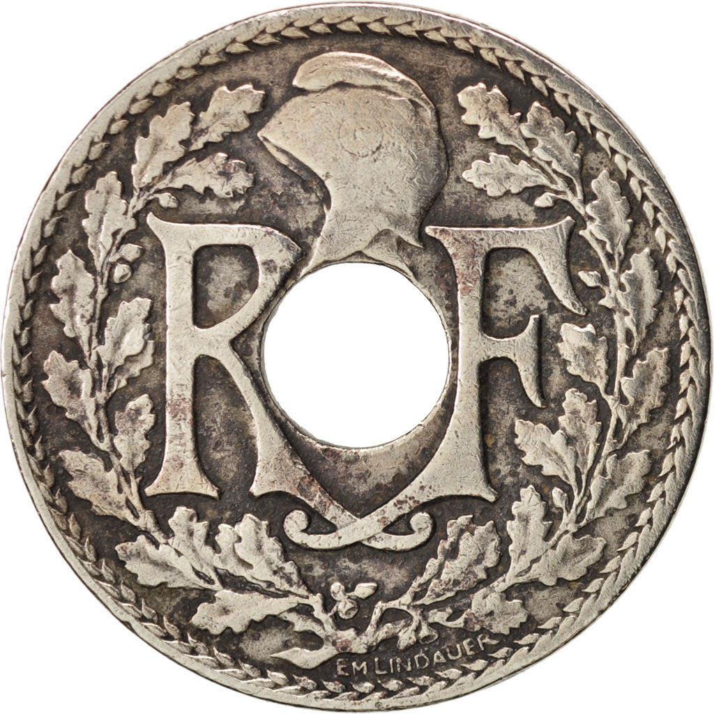 Coin, France, Lindauer, 10 Centimes, 1923, Paris, VF(30-35), Copper-nickel