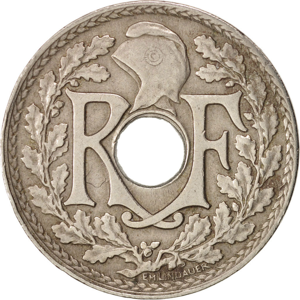 Monnaie, France, Lindauer, 10 Centimes, 1924, Poissy, TTB, Copper-nickel