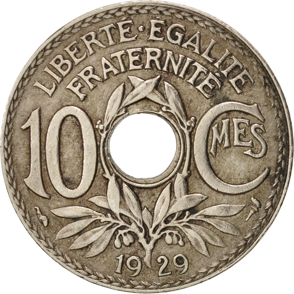 Coin, France, Lindauer, 10 Centimes, 1929, Paris, VF(30-35), Copper-nickel