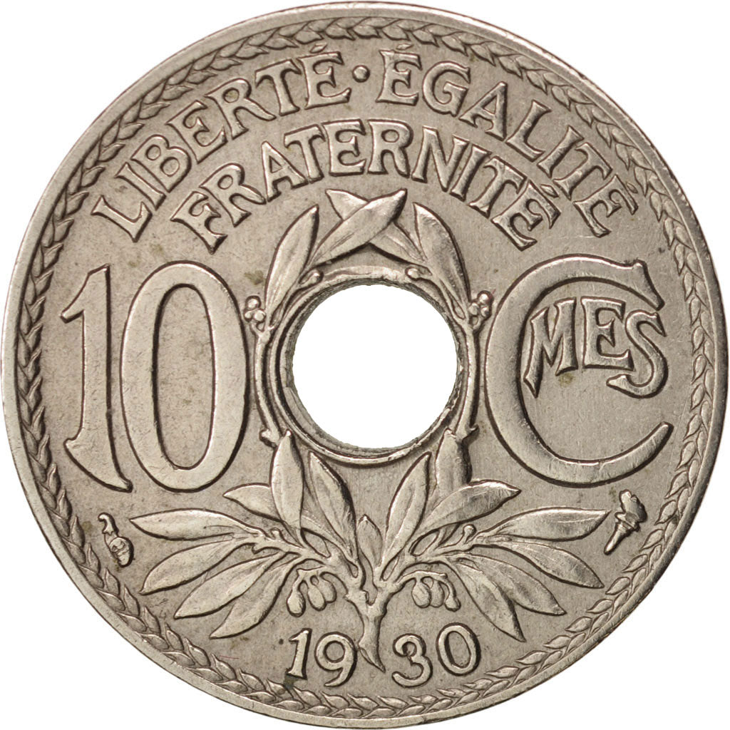 Münze, Frankreich, Lindauer, 10 Centimes, 1930, Paris, SS, Copper-nickel