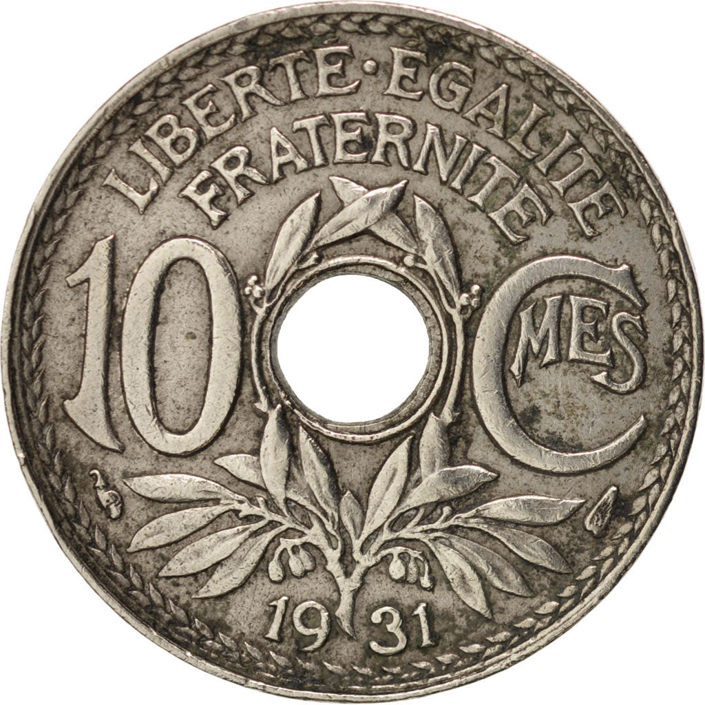 Münze, Frankreich, Lindauer, 10 Centimes, 1931, Paris, S+, Copper-nickel