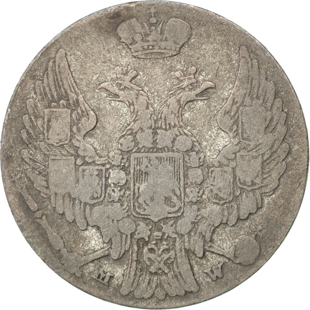 Coin, Poland, Nicholas I, 10 Groszy, 1840, Moneta Wschovensis, VF(30-35)