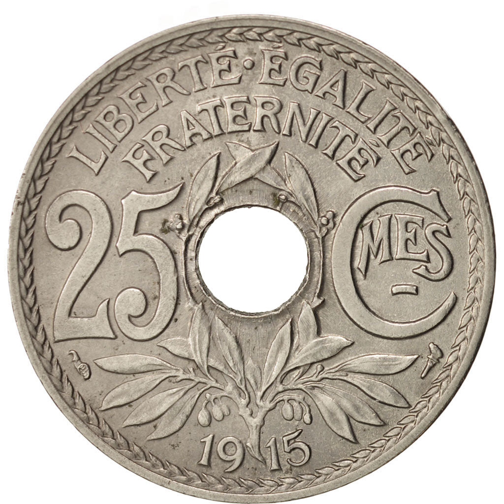 Monnaie, France, Lindauer, 25 Centimes, 1915, SUP, Nickel, KM:867, Gadoury:379