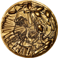 Francia, Medal, Salvador Dali, Arts & Culture, 1969, FDC, Bronce