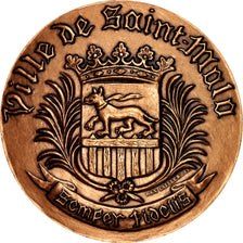 Francia, Medal, Ville de Saint-Malo, Politics, Society, War, Antorcheux, EBC