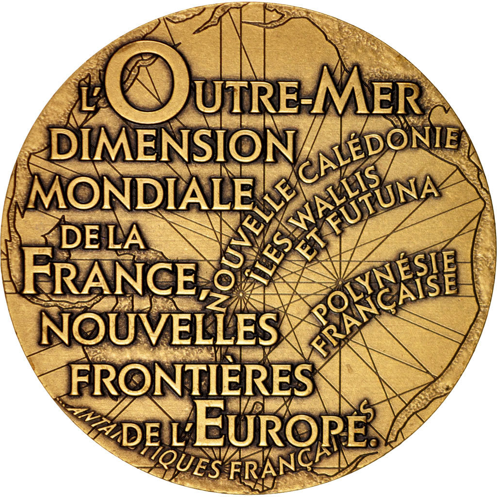 France, Medal, Ministère de l'Outre-mer, Politics, Society, War, SUP, Bronze