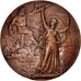 France, Medal, Jupiter, Arts & Culture, Chaplain, VF(30-35), Bronze