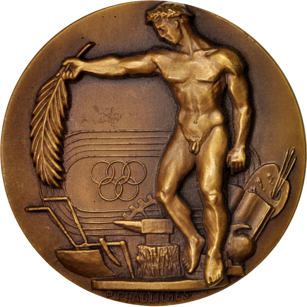 Francia, Medal, Jeunesse et sports, Sports & leisure, Pradeilmes, EBC, Bronce
