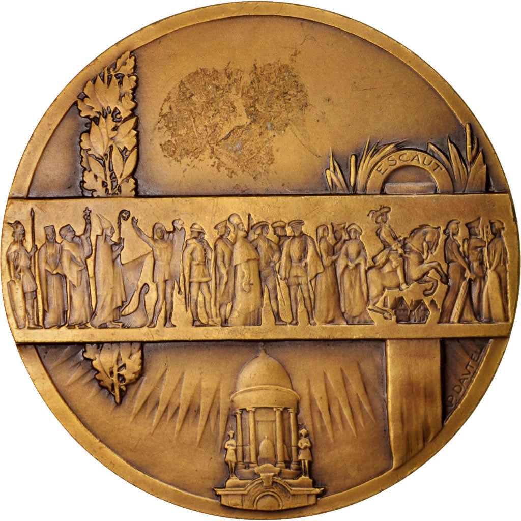 Francia, Medal, Ville de Cambrai, Politics, Society, War, MBC+, Bronce