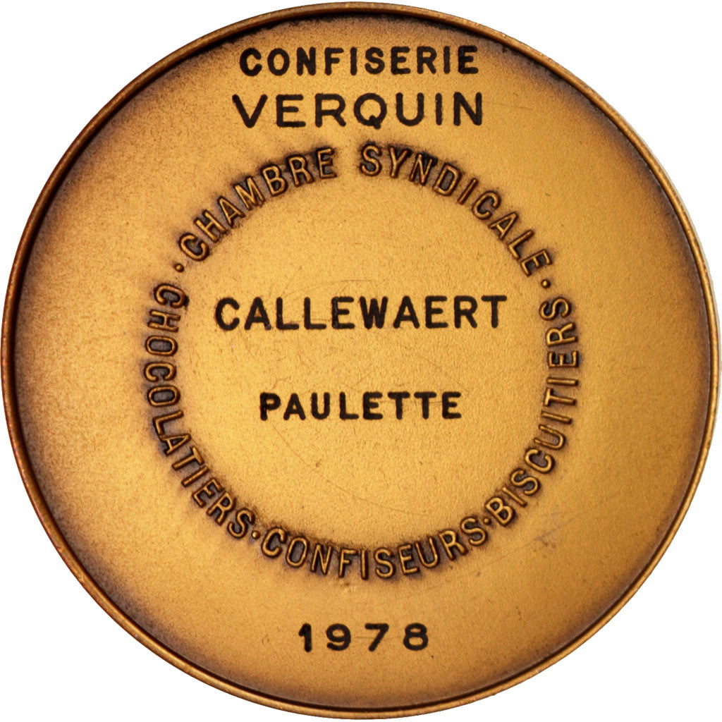 France, Medal, Confiserie Verquin, Business & industry, 1978, Pillet, SUP