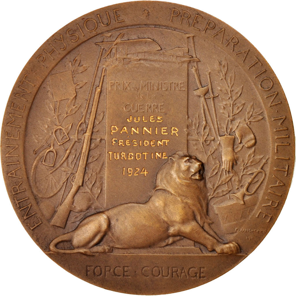 France, Medal, Prix du ministre de la Guerre, Politics, Society, War, 1924