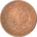 RUSSIA, Kopek, 1890, Saint-Petersburg, KM #9.2, VF(30-35), Copper, 21.6, 3.12