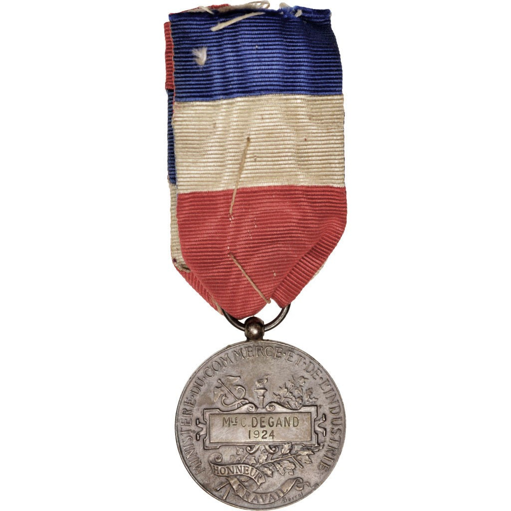 Frankreich, Ministère du Commerce et de l'Industrie, Medal, 1924, Very Good