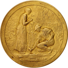 Francia, Medal, Cercle Horticole de Wattrelos, Flora, 1922, Desaide, MBC+, Oro
