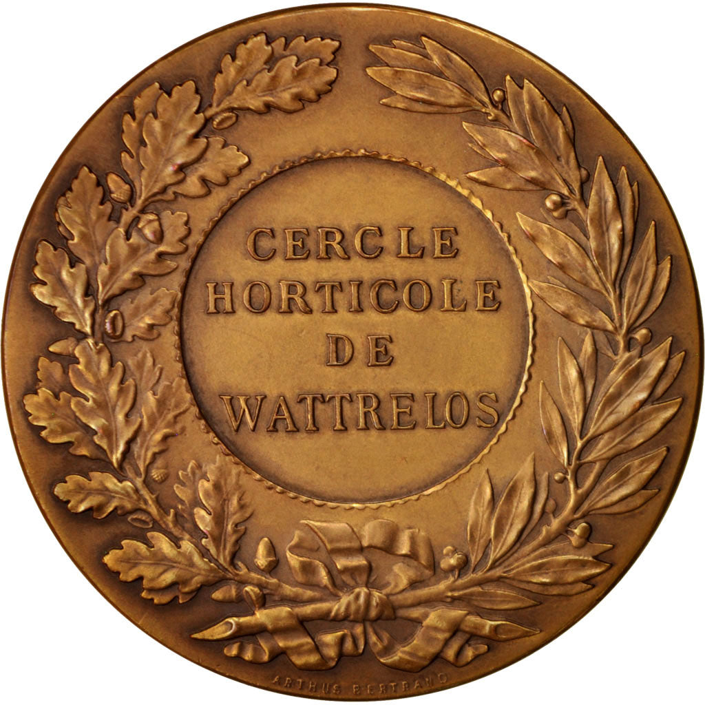 Frankreich, Medal, Cercle Horticole de Wattrelos, Flora, Pillet, VZ, Bronze