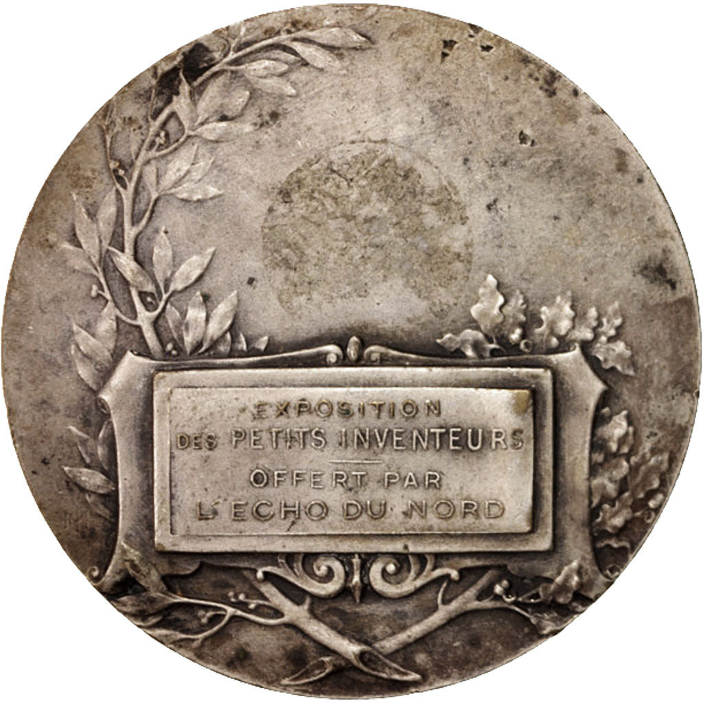France, Medal, L'Echo du Nord, Exposition des petits inventeurs