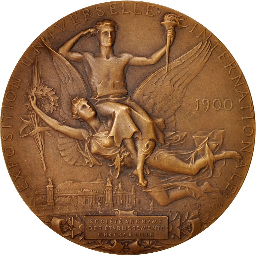France, Medal, Exposition universelle internationale, Etablissements Gratry