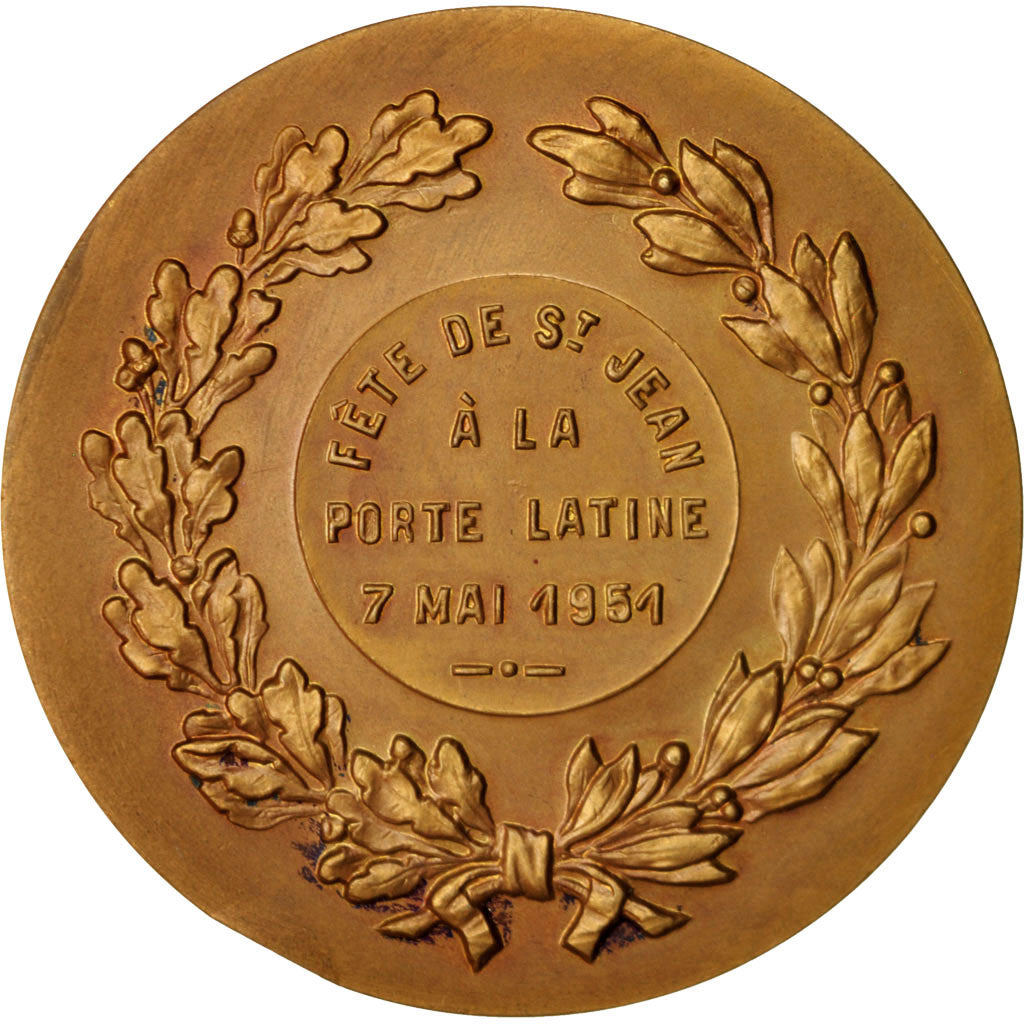 France, Medal, Fête de St Jean à la Porte Latine, Sports & leisure, 1951