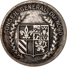 Francia, Medal, Conseil général du Nord, Politics, Society, War, BB+, Bronzo