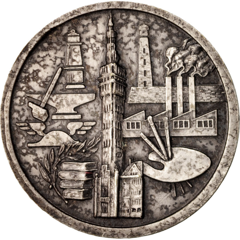 Francia, Medal, Conseil général du Nord, Politics, Society, War, BB+, Bronzo