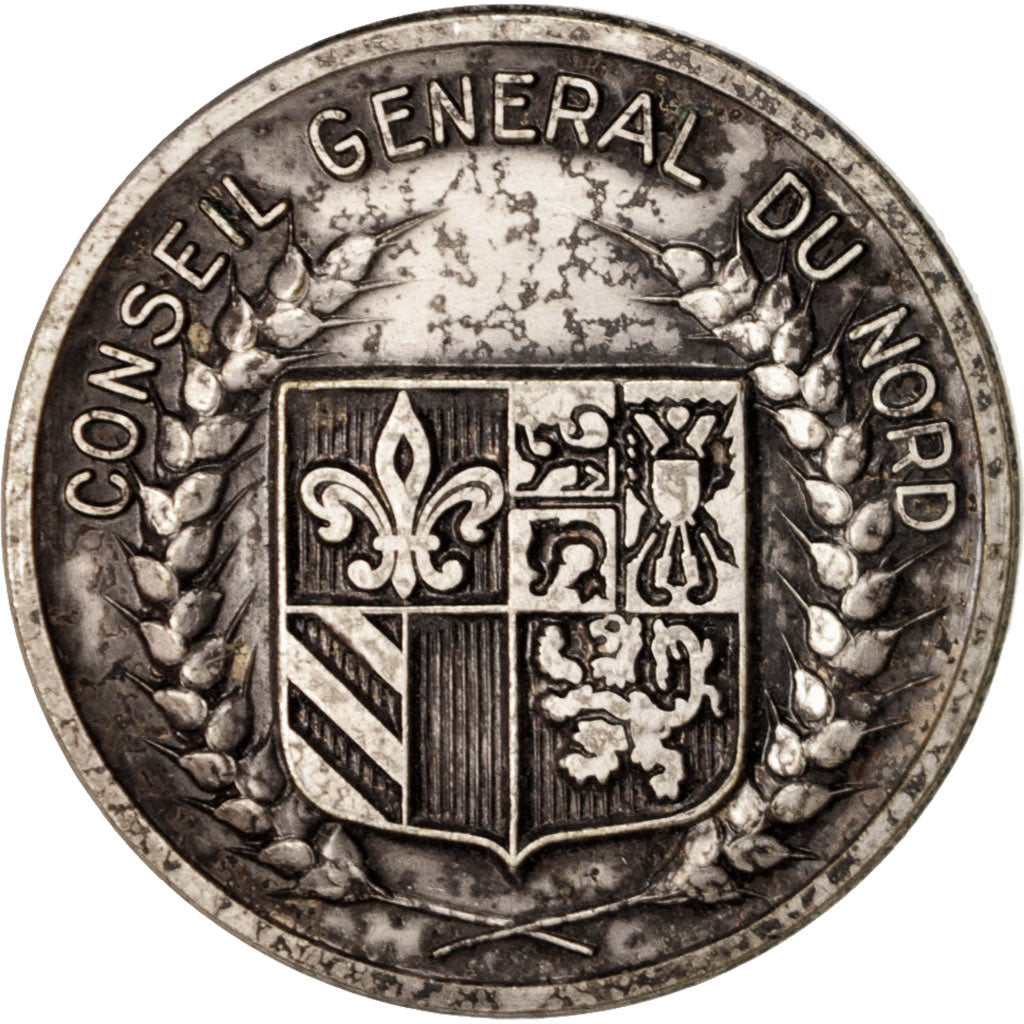 Frankreich, Medal, Conseil général du Nord, Politics, Society, War, VZ