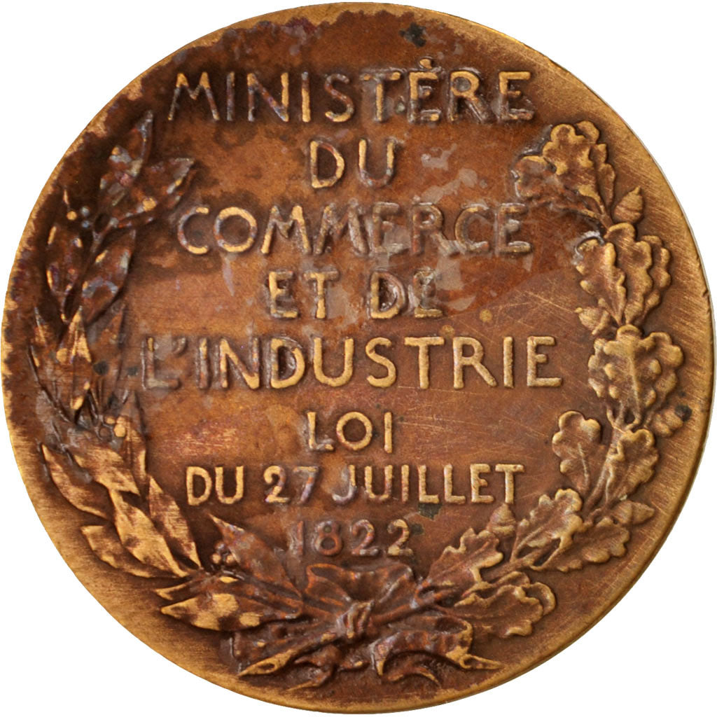 France, Medal, Ministère du Commerce et de l'Industrie, Comité des expertises