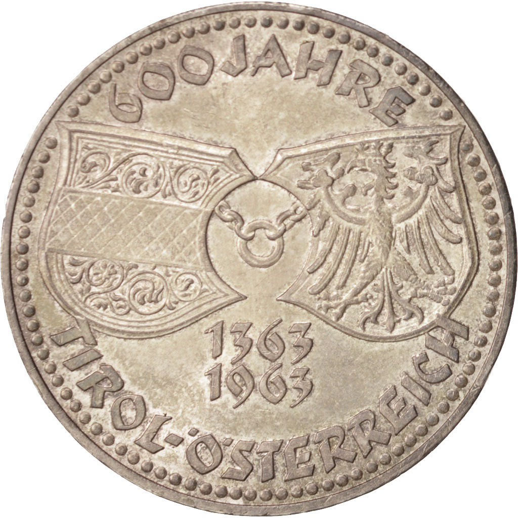 Austria, 50 Schilling, 1963, SPL, Argento