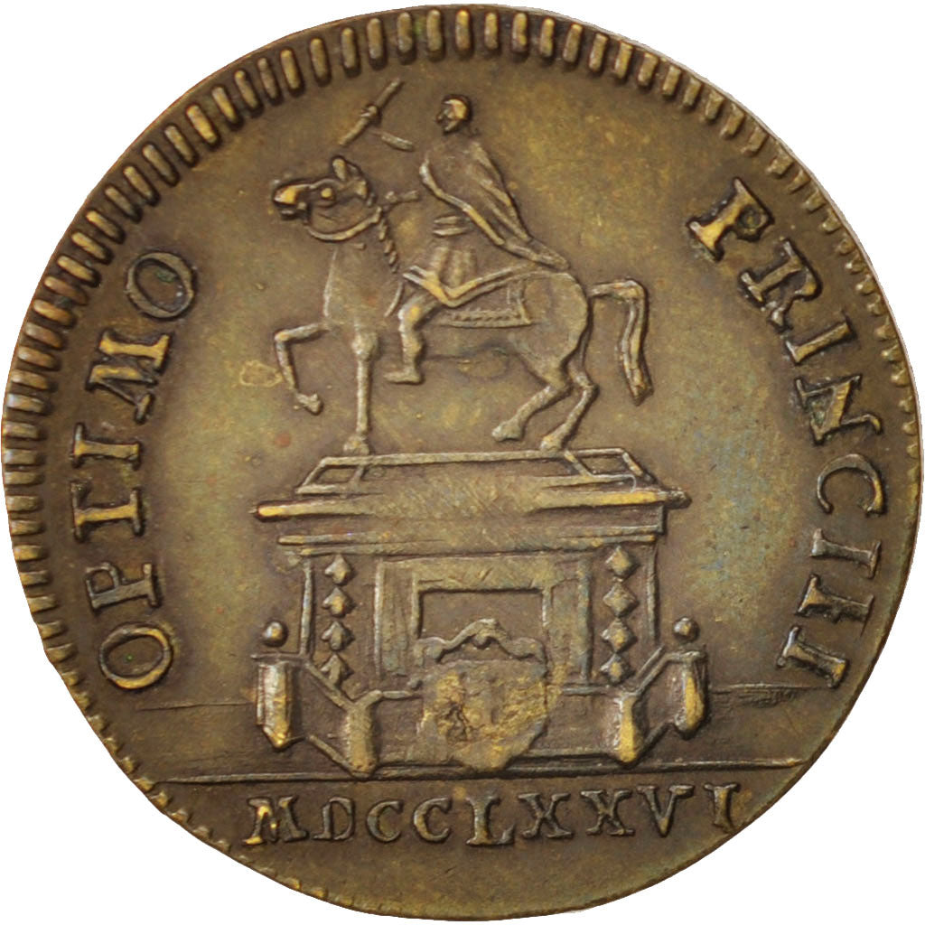 France, Token, Royal, Louis XVI, 1776, AU(50-53), Brass