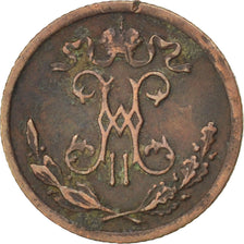 Monnaie, Russie, Nicholas II, 1/2 Kopek, 1899, Saint-Petersburg, TTB, Cuivre
