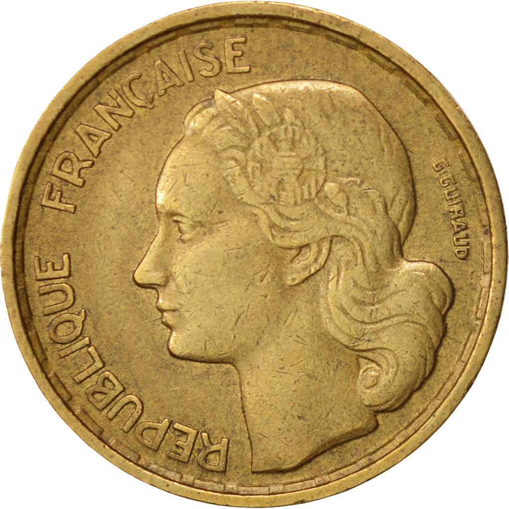 Münze, Frankreich, Guiraud, 10 Francs, 1958, Paris, SS+, Aluminum-Bronze