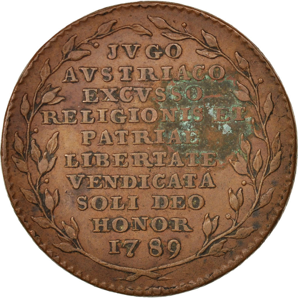 Nederland, Token, Indépendance, 1790, ZF, Koper