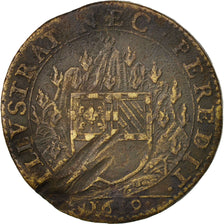 Francia, Token, Royal, Maire de Dijon, Jacques Venot, 1619, B+, Rame