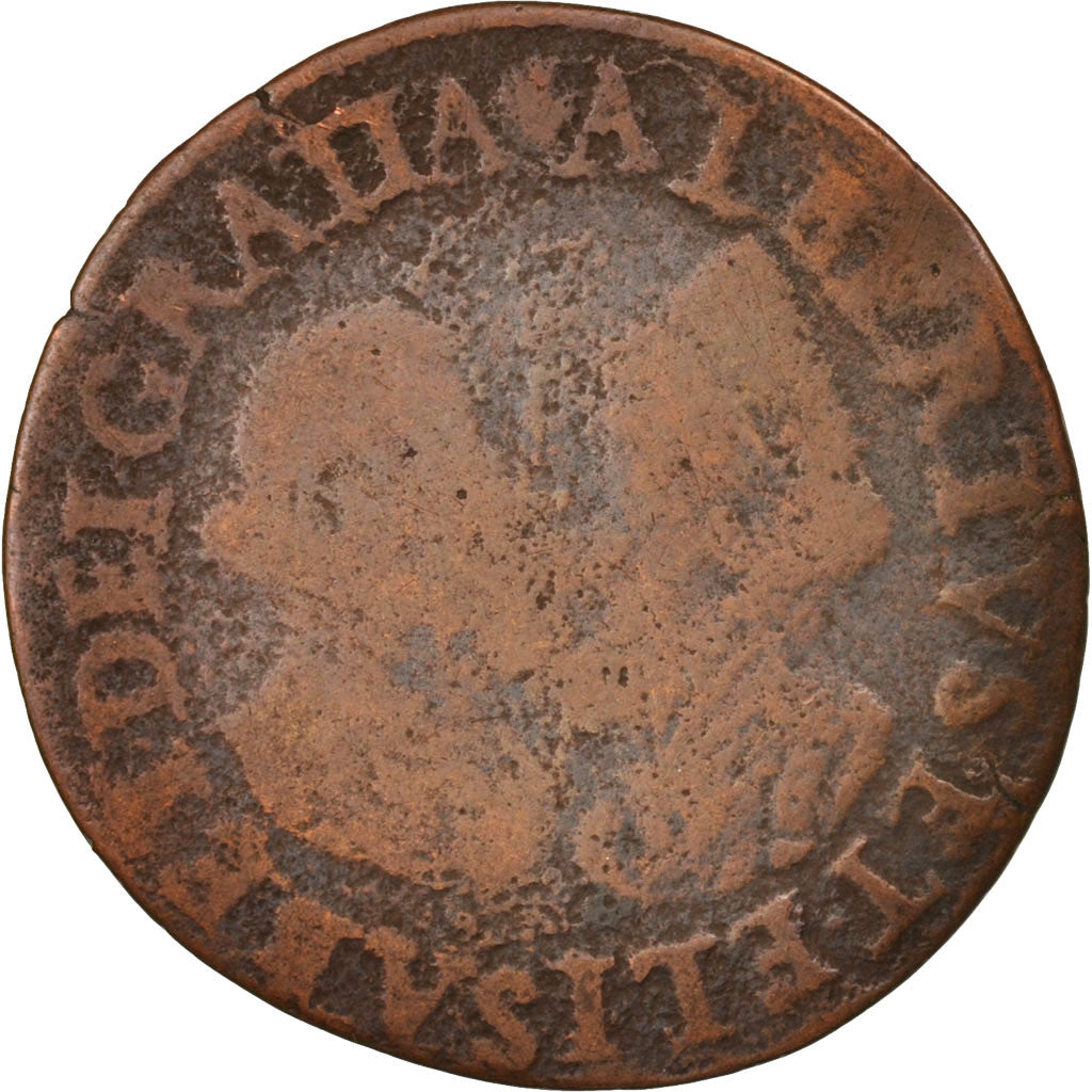 Spain, Token, Albert et Isabelle, 1608, F(12-15), Copper