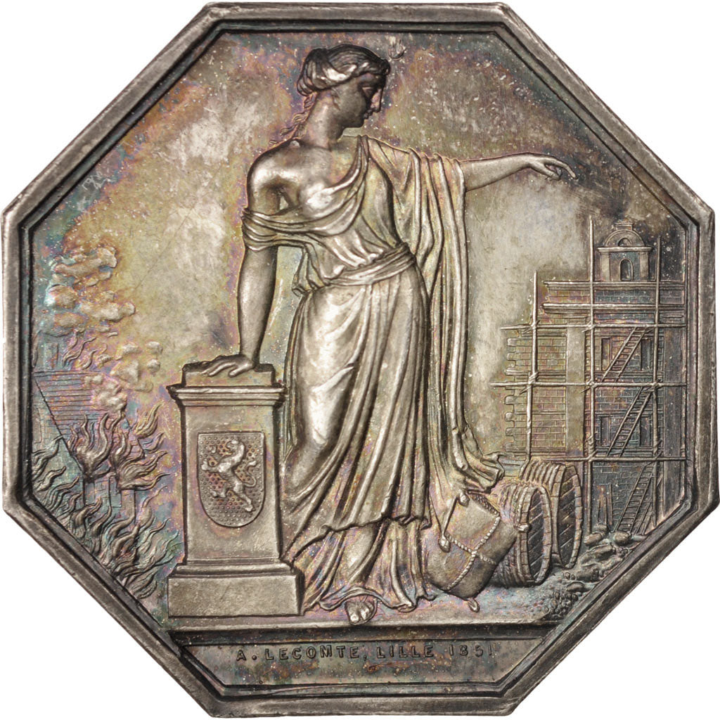 Frankreich, Token, Insurance, Ville de Lille, Le Nord, Assurance contre