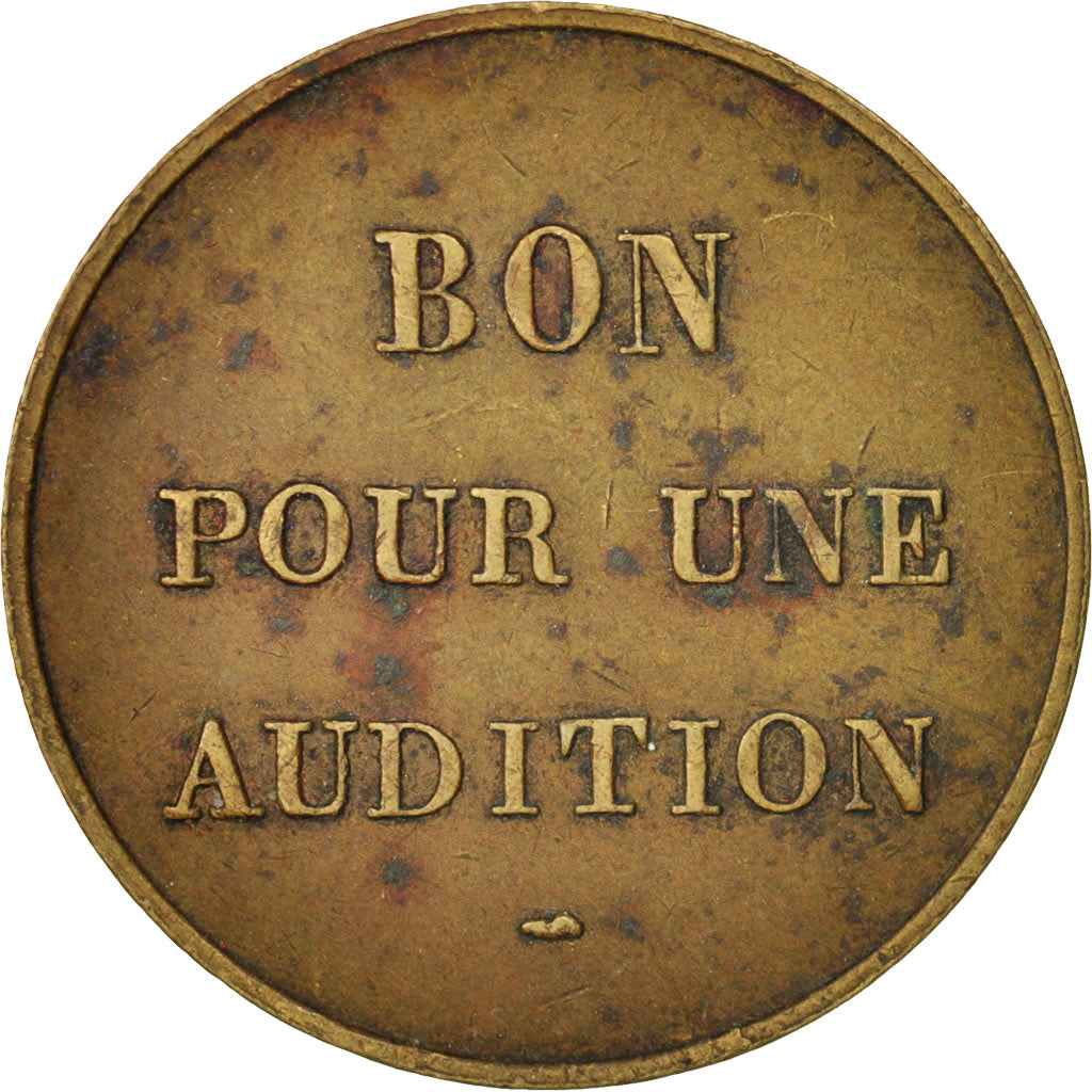 France, Token, Club, Bon pour une audition, EF(40-45), Copper