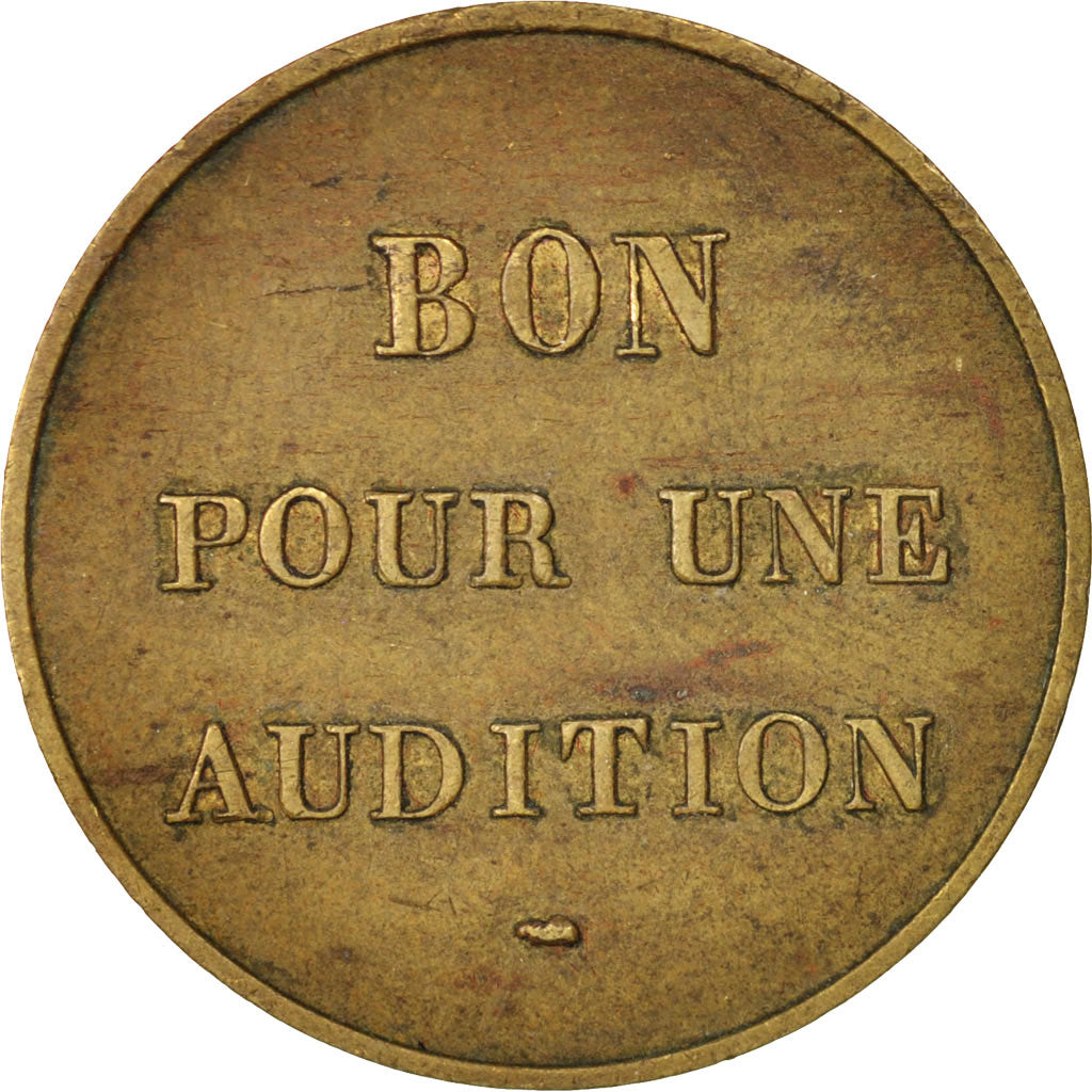 France, Token, Club, Bon pour une audition, EF(40-45), Copper