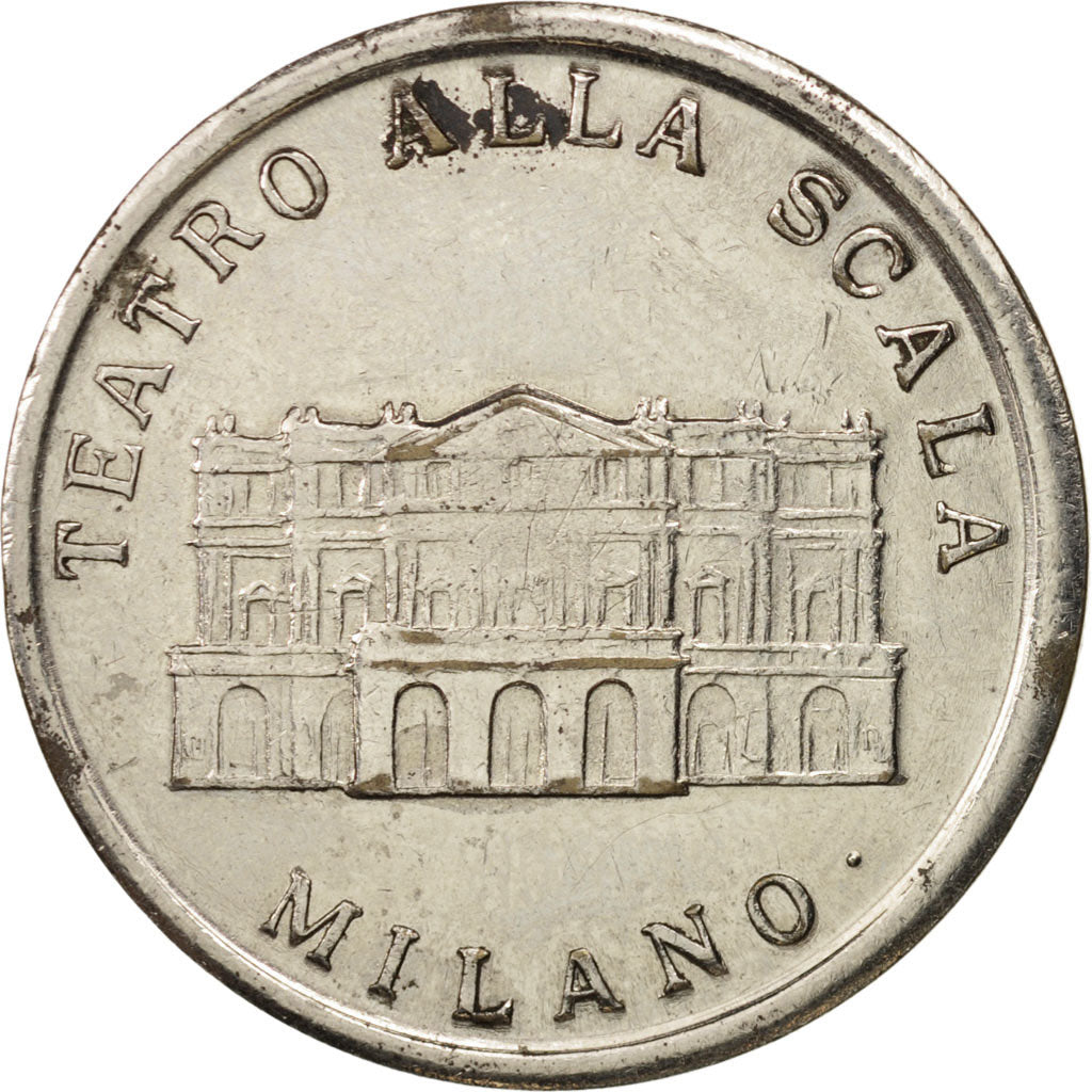 Italy, Jeton, The Music, Milano, Teatro alla Scala, Giuseppe Verdi, EF(40-45)