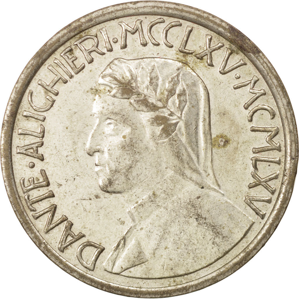 Italy, Jeton, Italia, Dante Alighieri, EF(40-45), Copper Plated Steel