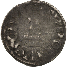 France, Louis VIII, Denier Tournois, F(12-15), Billon, Duplessy:193